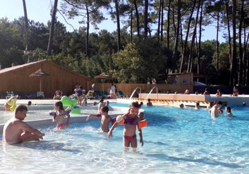 Piscine du camping Mimizan Lac