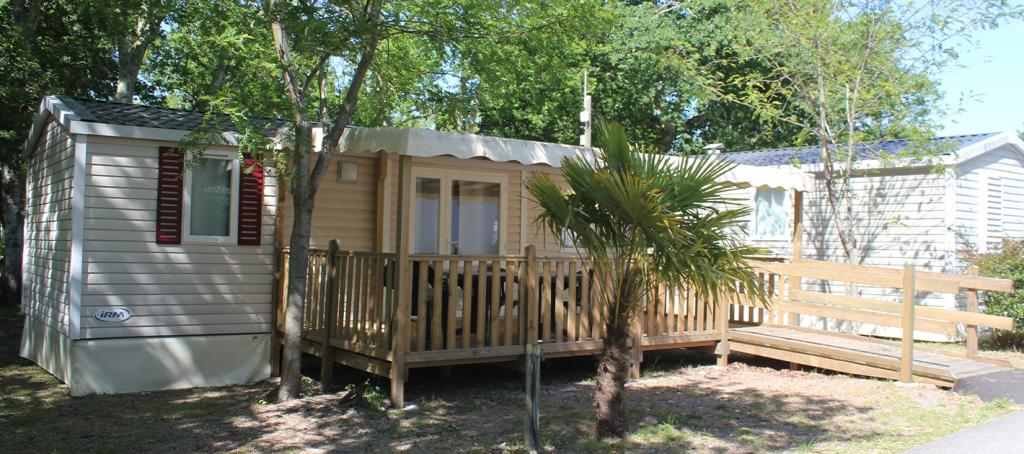 Mobil home du camping La Pointe