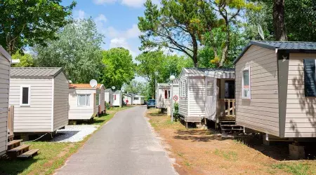 Mobil homes au camping du Bois Masson