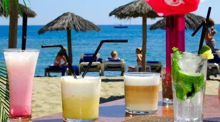 Mar estang campsite beach drinks